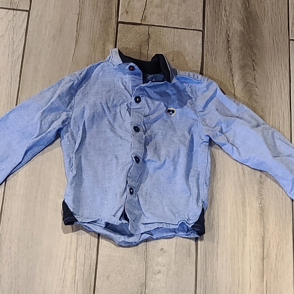 🦔Primark chambray baby button down🌻